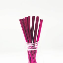 קשיות נייר ורוד פוקסיה מטאלי