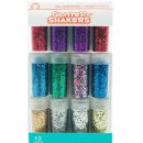 נצנצים הולוגרפיים, סט 12 מלחיות