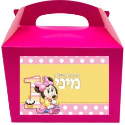 קופסאות עם מדבקות בעיצוב אישי - מיני מאוס שנה