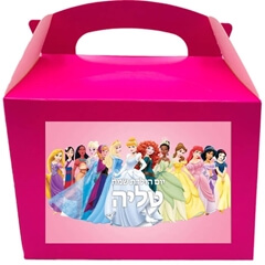 קופסאות עם מדבקות בעיצוב אישי - נסיכות
