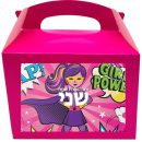 קופסאות עם מדבקות בעיצוב אישי - גיבורת על