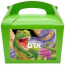 קופסאות עם מדבקות בעיצוב אישי - דינוזאורים