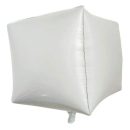 בלון הליום תלת מימד קובייה - לבן