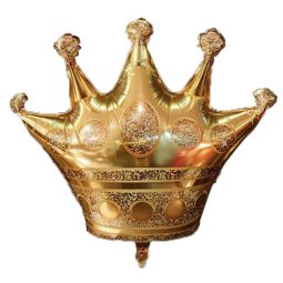 בלון הליום גדול כתר זהב