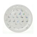 צלחות נייר קטנות פלמינגו הולוגרפי