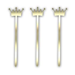 טופר אקרילי כתר זהב