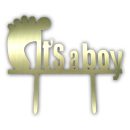 טופר אקרילי I'ts a boy זהב