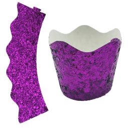 חבק לקאפקייק בצבע סגול גליטר