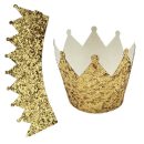 חבק לקאפקייק בצבע זהב גליטר