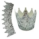 חבק לקאפקייק בצבע כסף גליטר