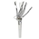 מנשפים פרנזים כסף מטאלי