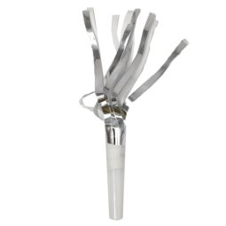 מנשפים פרנזים כסף מטאלי