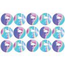 דף לקאפקייקס פלמינגו הולוגרפי 1