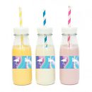 מדבקות מלבניות לעיצוב פלמינגו הולוגרפי