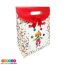 שקית נייר ליצן פורים שמח - בינוני