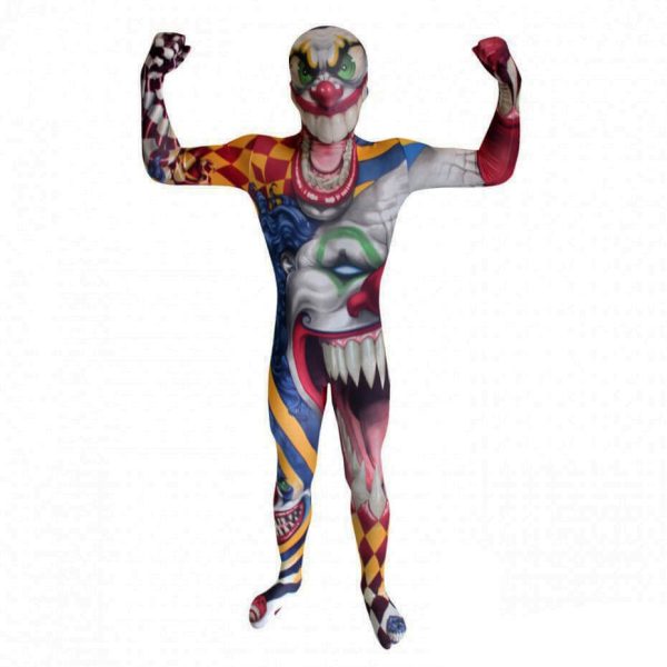 תחפושת ילד ליצן משוגע