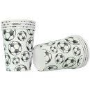 כוסות נייר חם/קר כדור כדורגל