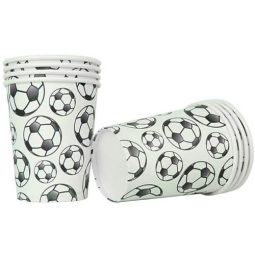 כוסות נייר חם/קר כדור כדורגל