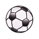 צלחות נייר קטנות כדור כדורגל