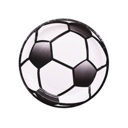 צלחות נייר קטנות כדור כדורגל