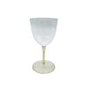 מיני כוסות יין רגל זהב מנצנץ