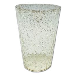 כוסות קשיחות וינטג' זהב מנצנץ