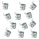 קונפטי מזל טוב - כסוף