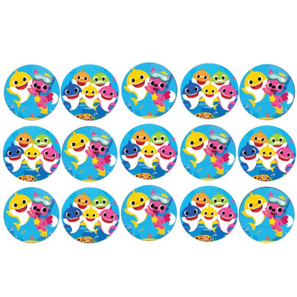 דף לקאפקייקס בייבי שארק