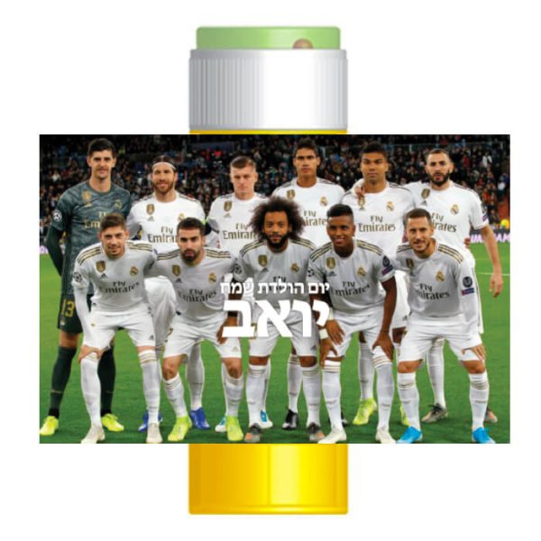 מדבקות לבועות סבון - ריאל מדריד 2