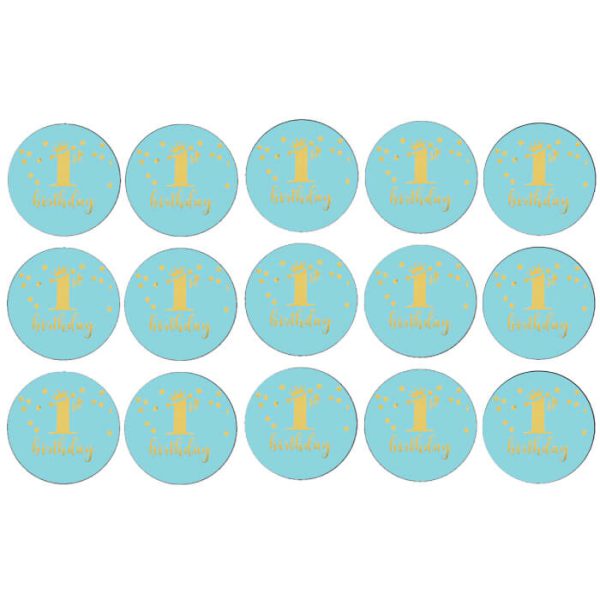 דף לקאפקייקס גיל שנה נסיך