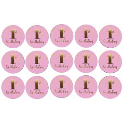 דף לקאפקייקס גיל שנה נסיכה