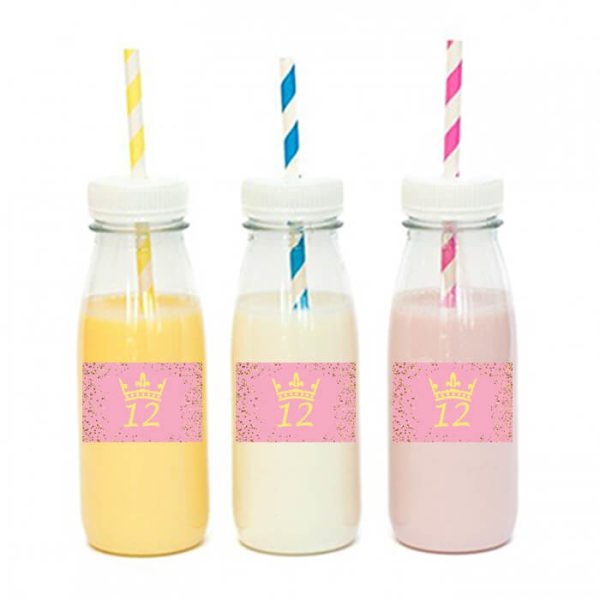 מדבקות מלבניות לעיצוב בת מצווה