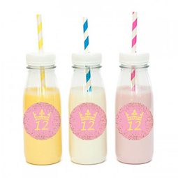 מדבקות עגולות לעיצוב בת מצווה