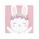 מפיות קטנות ארנבת פרחונית