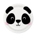 צלחות נייר קטנות פנדה - חיות