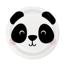 צלחות נייר קטנות פנדה - חיות