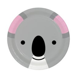 צלחות נייר קטנות קואלה - חיות