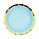 צלחות נייר קטנות מסיבת פסטל