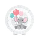 מרכז שולחן פיל קסום ורוד