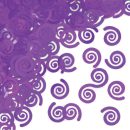 קונפטי מסולסל סגול