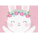 תמונה אכילה ארנבת פרחונית 1