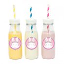 מדבקות עגולות לעיצוב ארנבת פרחונית