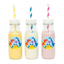 מדבקות עגולות לעיצוב דינוזאורים וחברים