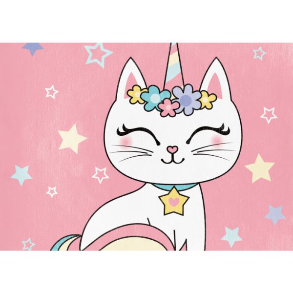 תמונה אכילה חתול חד קרן 1