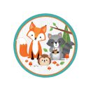 תמונה אכילה עגולה חיות היער 1