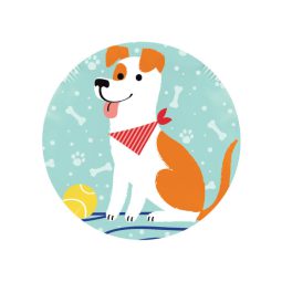 תמונה אכילה עגולה מסיבת כלבים 1