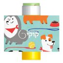 מדבקות לבועות סבון - מסיבת כלבים