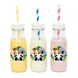 מדבקות עגולות לעיצוב חיות