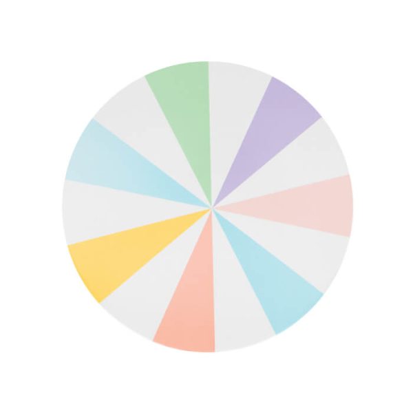 תמונה אכילה עגולה מסיבת פסטל 1