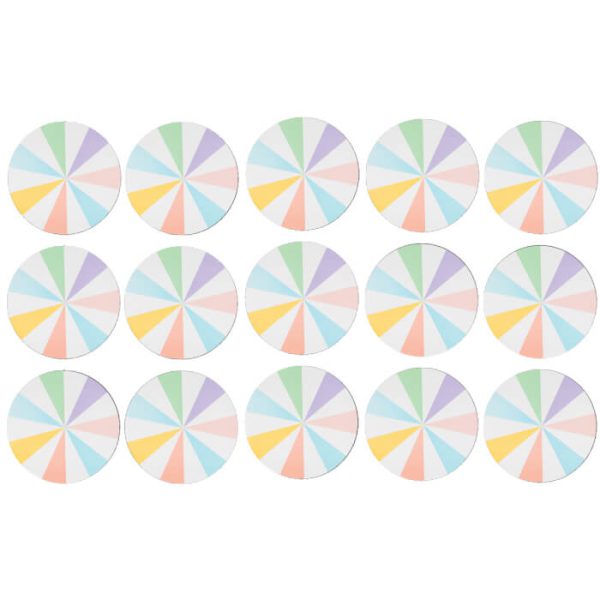 דף לקאפקייקס מסיבת פסטל